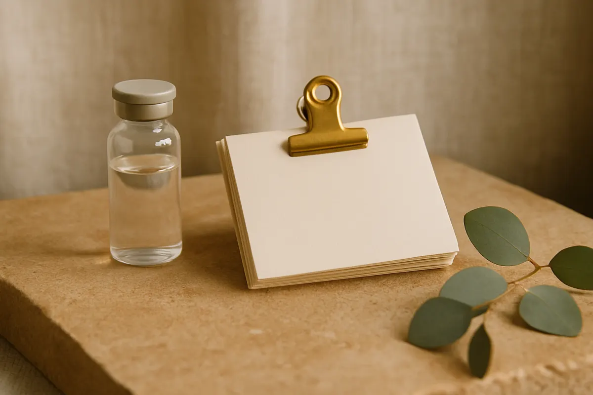 Editorial still life representing Ivím Health's compounded Semaglutide offering