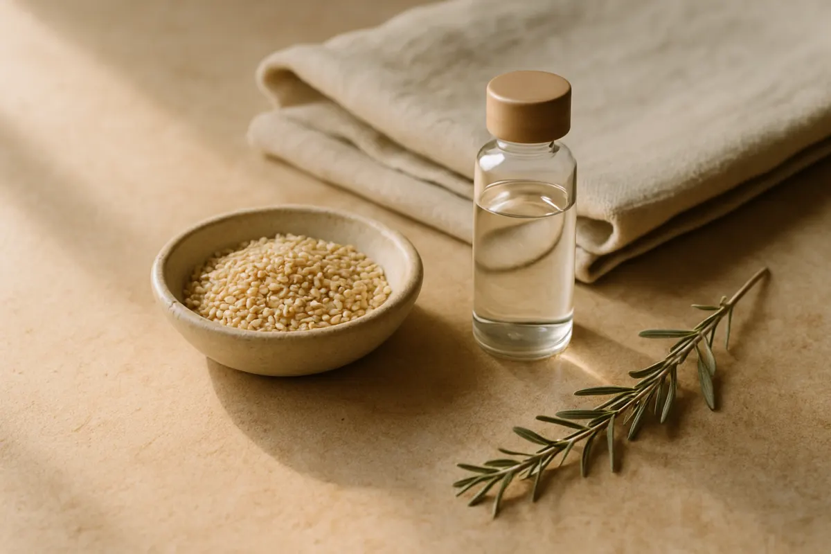 Editorial still life representing Sesame's Wegovy offering